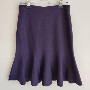 Virgin Wool fit and flare skirt
